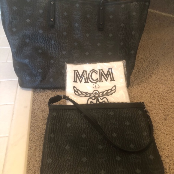 MCM Handbags - MCM TOTE, small bag and dust bag